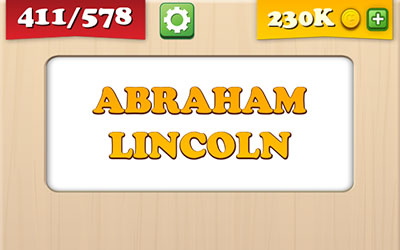  Abraham Lincoln 