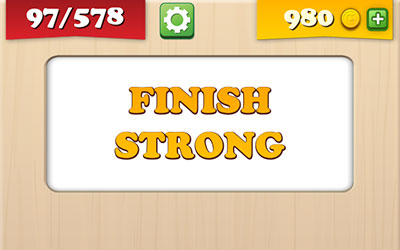  Finish Strong 