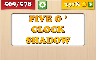  Five O Clock Shadow 