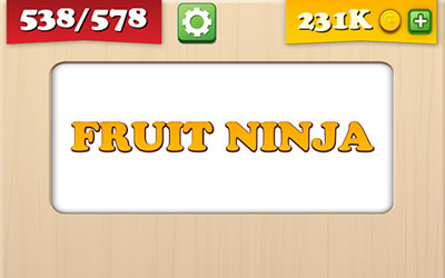  Fruit Ninja 