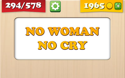  No Woman No Cry 