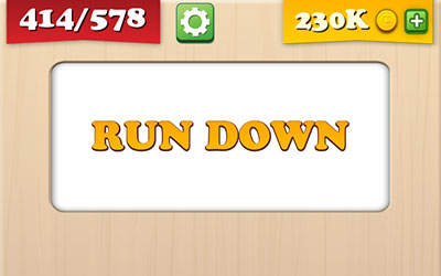  Run Down 